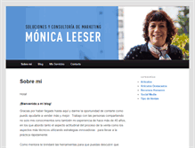 Tablet Screenshot of monicaleeser.com